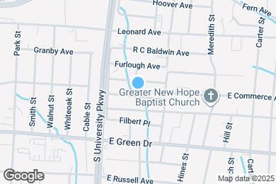Map image of the property - 1299 Vernon Pl
