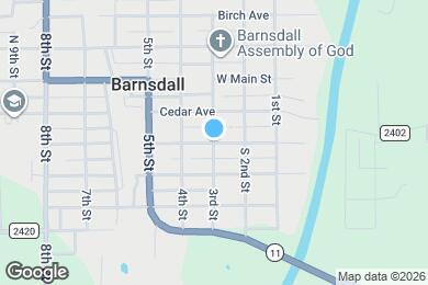 Map image of the property - 2026 W Vine Ave