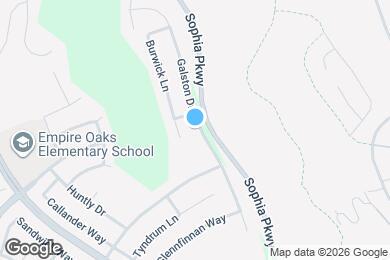 Map image of the property - 1121 Galston Dr