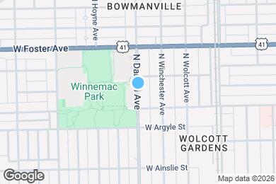 Map image of the property - 5053 N Damen Ave