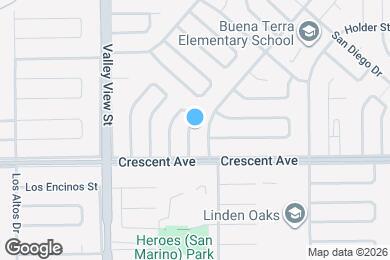 Map image of the property - 8415 San Carlos Way