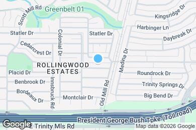 Map image of the property - 2313 Placid Dr