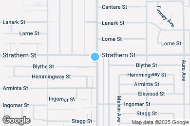 Map image of the property - 19701 Blythe St