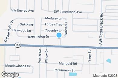 Map image of the property - 1250 Kensington Dr