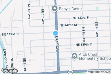 Map image of the property - 14002 NE 6th Ave