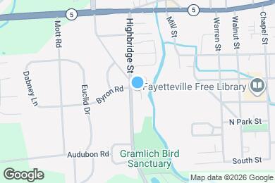 Map image of the property - Fayette Villager Townhomes