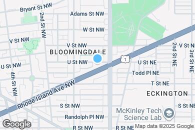 Map image of the property - 32 U St NW