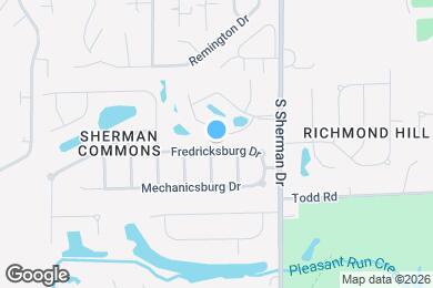 Map image of the property - 3624 Fredricksburg Dr