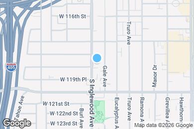 Map image of the property - 11856 Inglewood Ave