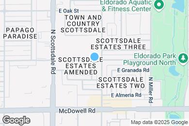 Map image of the property - 7327 E Palm Ln