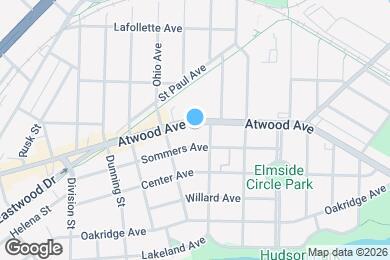 Map image of the property - 2437 Atwood Ave