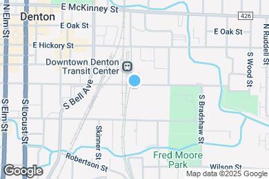 Map image of the property - 650 E Sycamore St