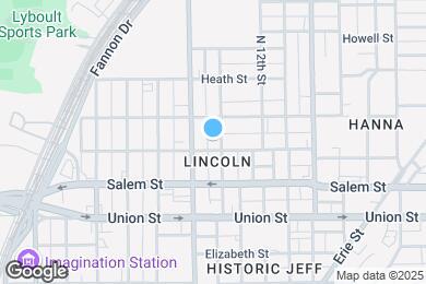 Map image of the property - 1006 N 10th St