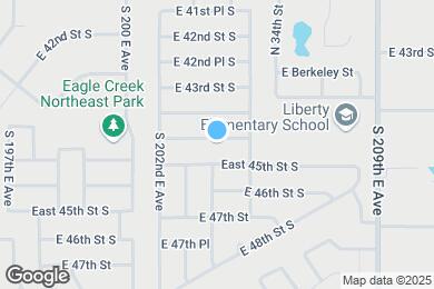 Map image of the property - 20332 E 44th St S