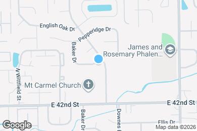 Map image of the property - 9621 Meadowlark Dr