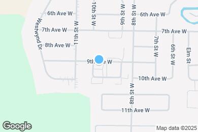 Map image of the property - Cedars West Apartments