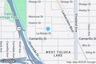 Map image of the property - 11217 La Maida St