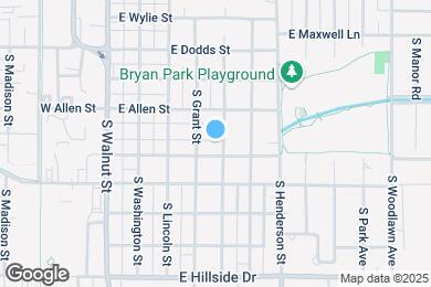 Map image of the property - 1016 S Palmer Ave