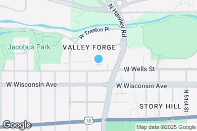 Map image of the property - 5804 W Wells St