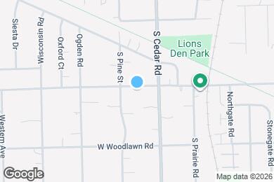 Map image of the property - 128 W Joliet Hwy