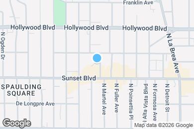 Map image of the property - 1533 N Vista St