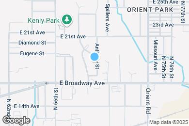 Map image of the property - 2812 Anthony St