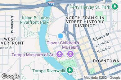 Map image of the property - AVE Tampa Riverwalk