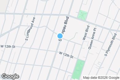 Map image of the property - 1111 S Rimpau Blvd
