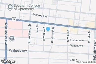 Map image of the property - 1439 Eastmoreland Ave