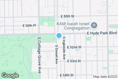 Map image of the property - 5115 S Drexel Ave