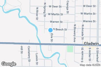 Map image of the property - 205 Erie St