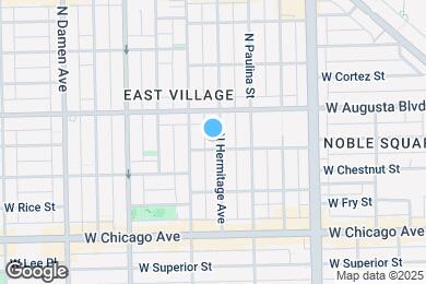 Map image of the property - 906 N Hermitage Ave