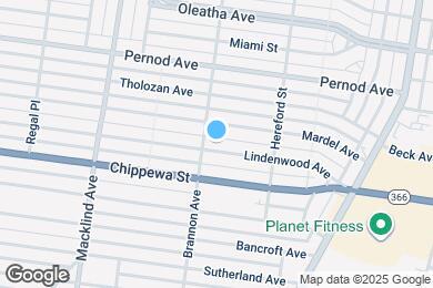 Map image of the property - 5065 Lindenwood Ave
