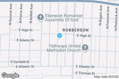 Map image of the property - 2138 N Howard Ave