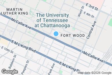 Map image of the property - 823 McCallie Ave