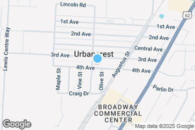 Map image of the property - 3566 4th Ave