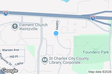 Map image of the property - 1103 Oakley Ln