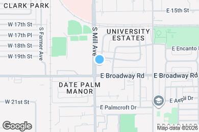 Map image of the property - 1741 S Mill Ave