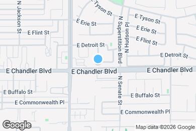 Map image of the property - 1131 E Binner Dr