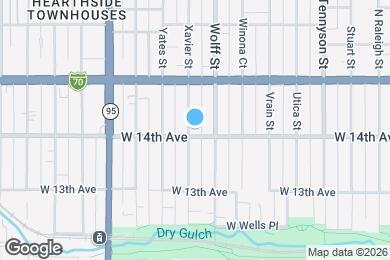 Map image of the property - 4827 W 14th Ave