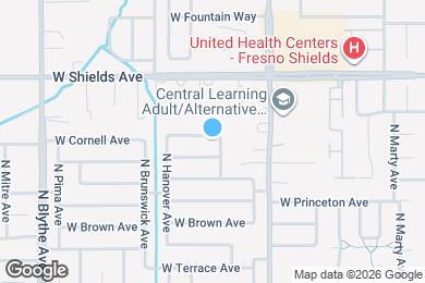 Map image of the property - 4109 W Cornell Ave