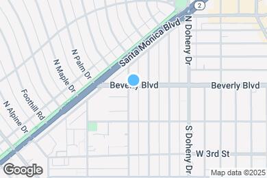 Map image of the property - 9222 Beverly Blvd