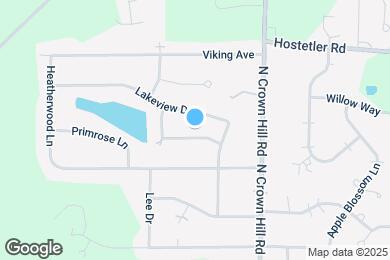 Map image of the property - 1831 Cloveridge Dr