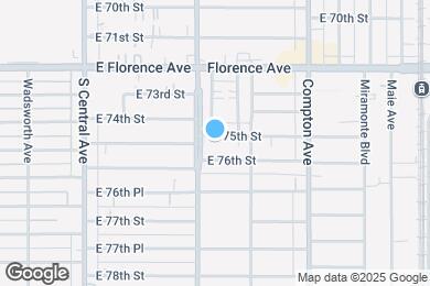 Map image of the property - 1320 E 75th St