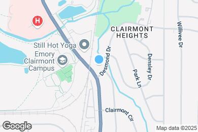 Map image of the property - 1501 Clairmont Rd