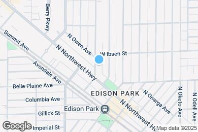 Map image of the property - 6867 N Overhill Ave
