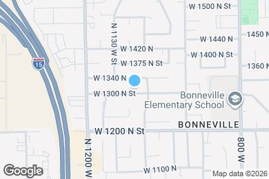 Map image of the property - 1086 W 1300 N St