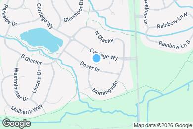 Map image of the property - 16803 Dover Dr