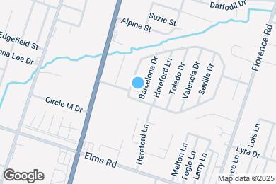 Map image of the property - 3407 Barcelona Dr