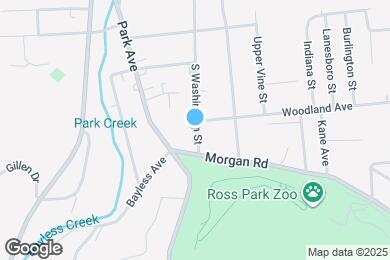 Map image of the property - 202 S Washington St